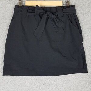 Athleta Destination Skort Skirt Women's Small Black Pull On Active Tennis Casual